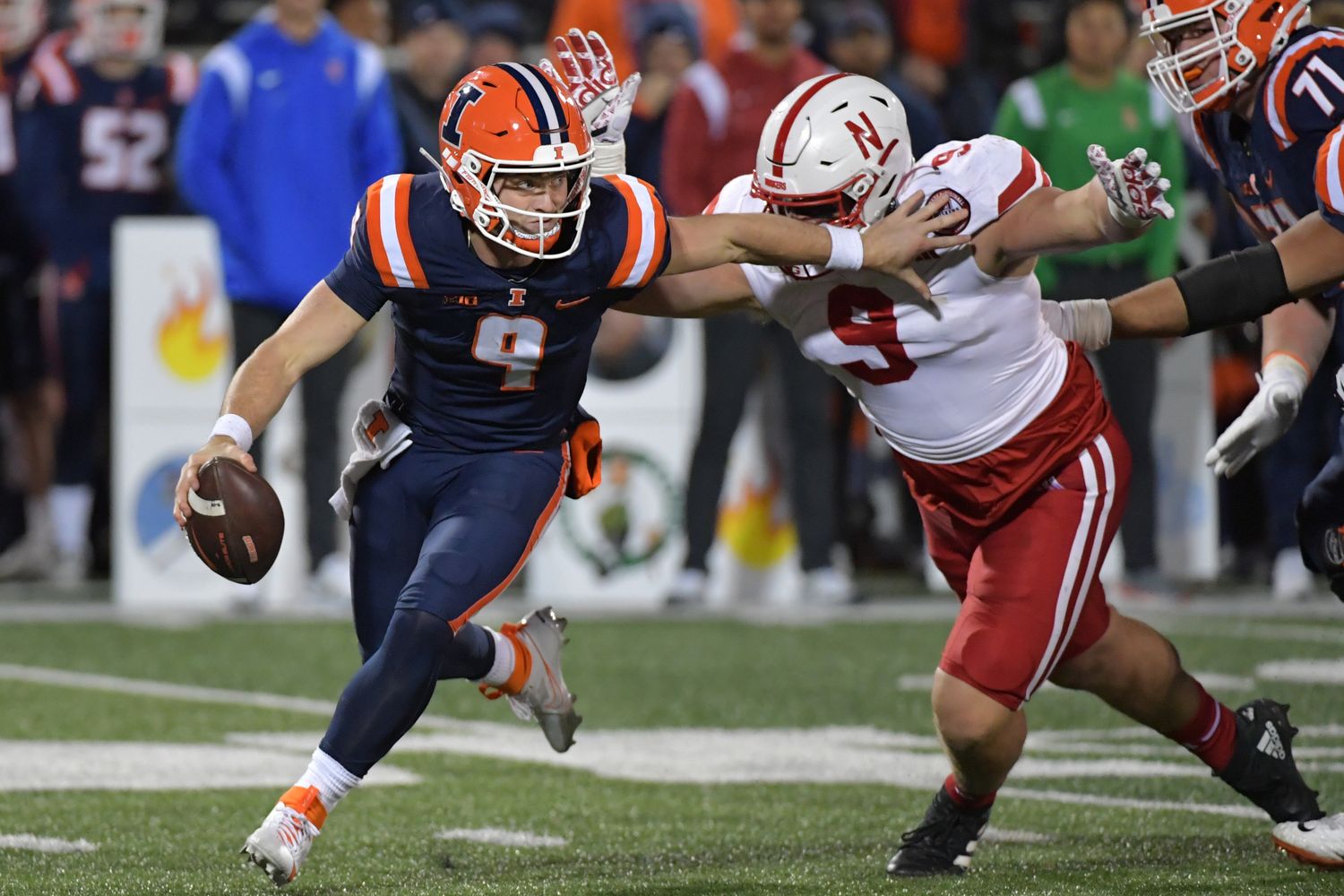 Ty Tobinson 2023 Nebraska at Illinois football USATSI_21590898